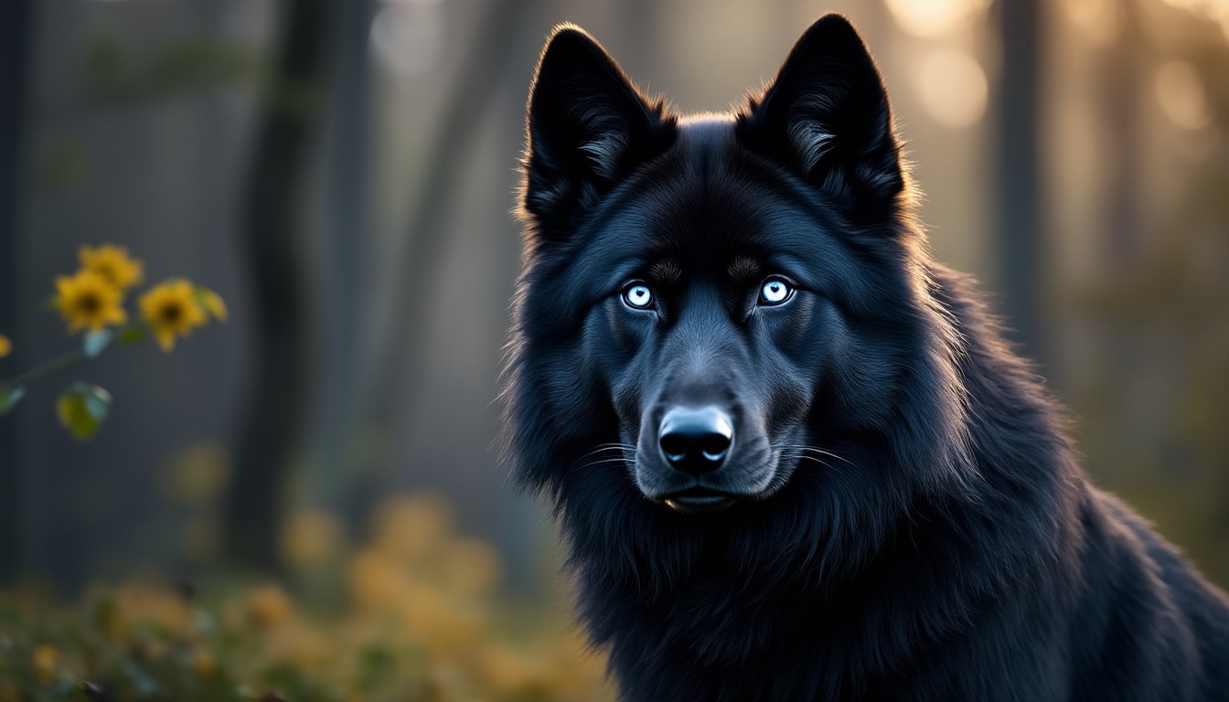 Chien loup noir yeux bleu : ce que disent les autorités