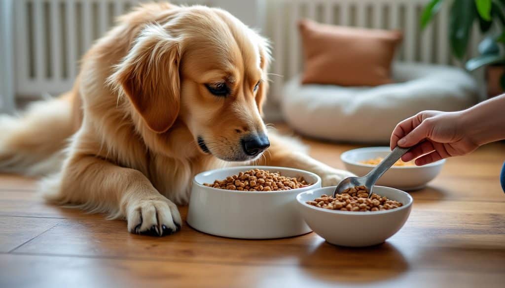Changer l&rsquo;alimentation de son chien : la transition sans troubles