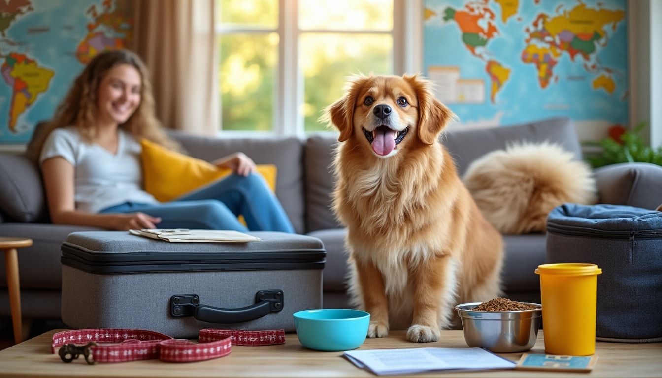 Partir en vacances avec son chien : composition et besoins