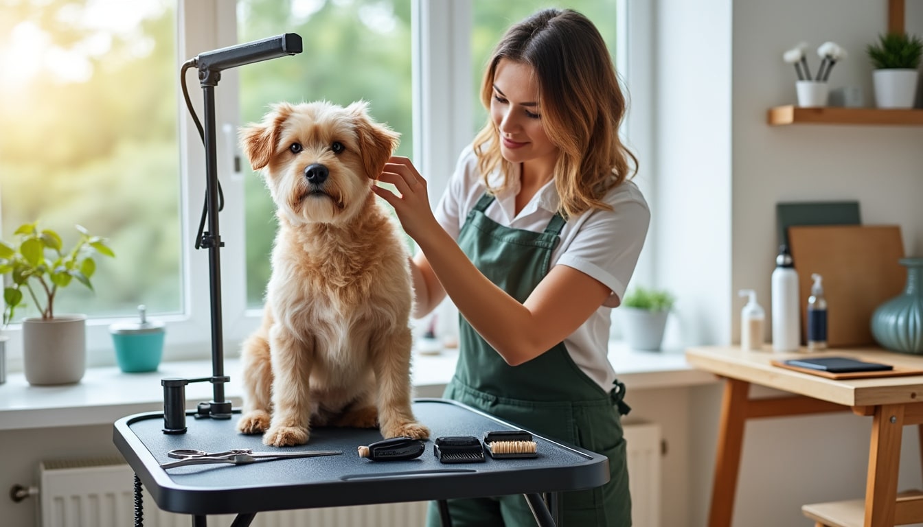 Toiletteur pour chien à domicile : puissance, rendement et pose