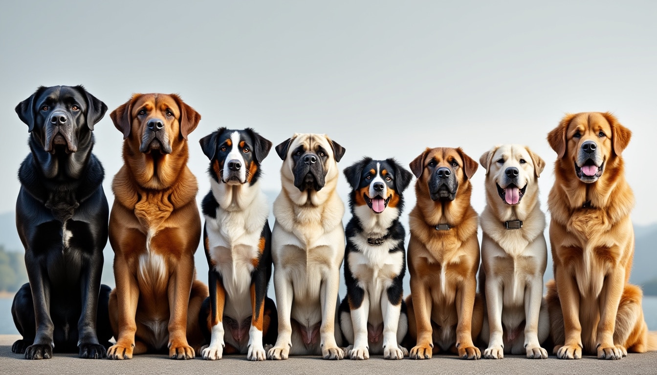 Les plus grandes races de chien : le classement par taille et poids